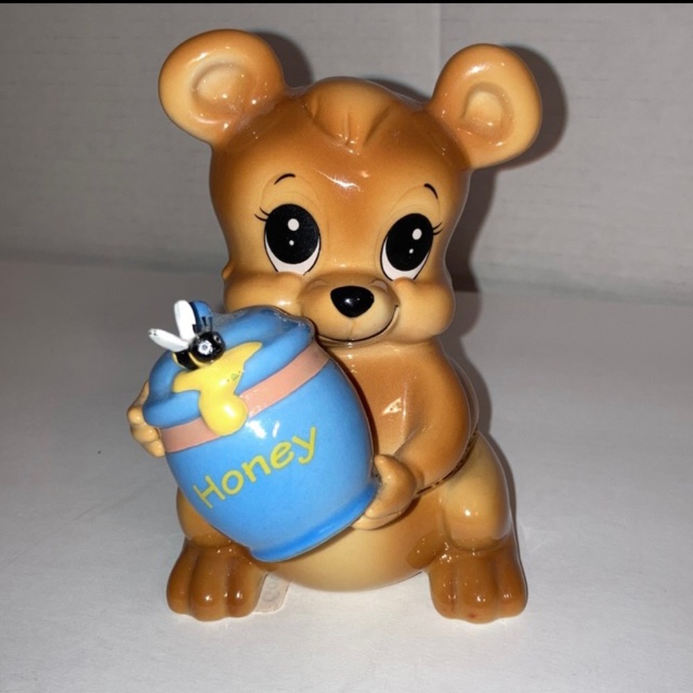 Honey Bear Porcelain Hinged Trinket Music Box Grand Daughter You're my Bradford